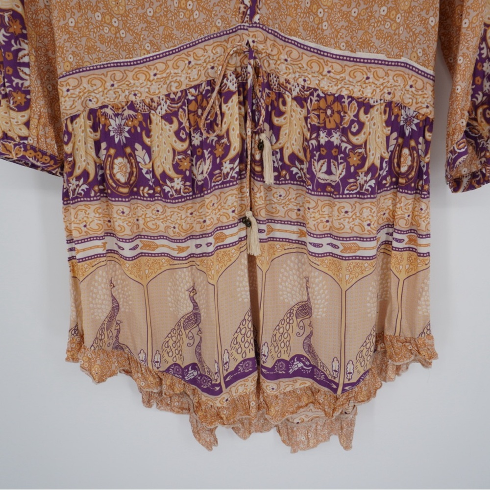 Spell Xanadu Playdress in gold dust Dress Small Bohemian boho - Picture 6 of 14